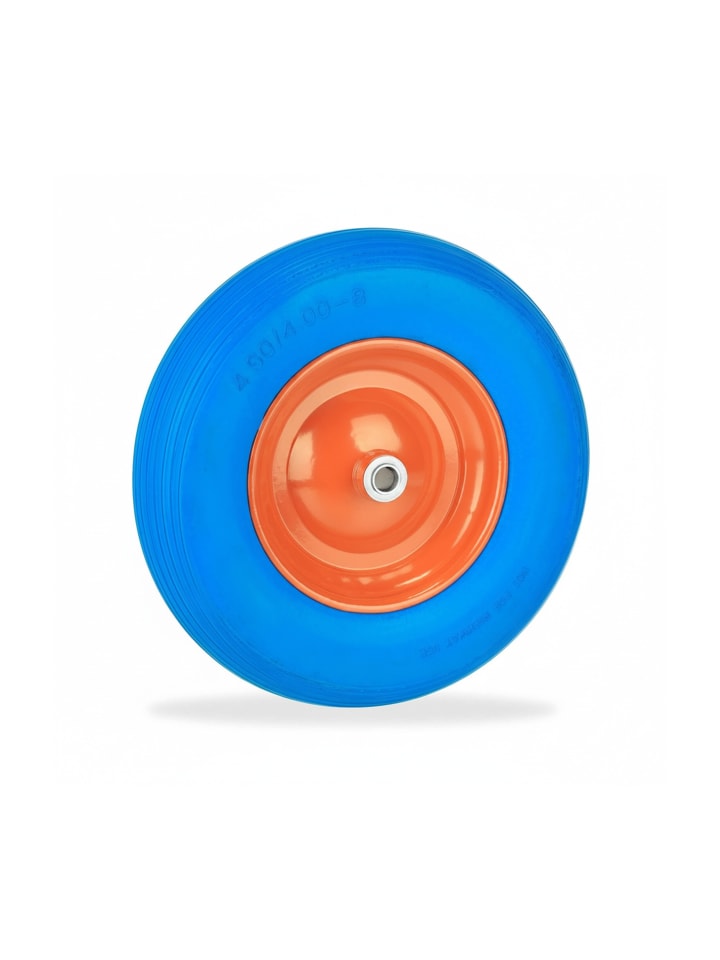 Schubkarrenrad Blau/ Orange - 4.80 4.00-8