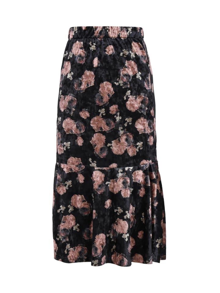 Women Skirt in black multicolor
