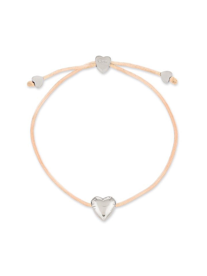 Armband Balloon Hearts in beige