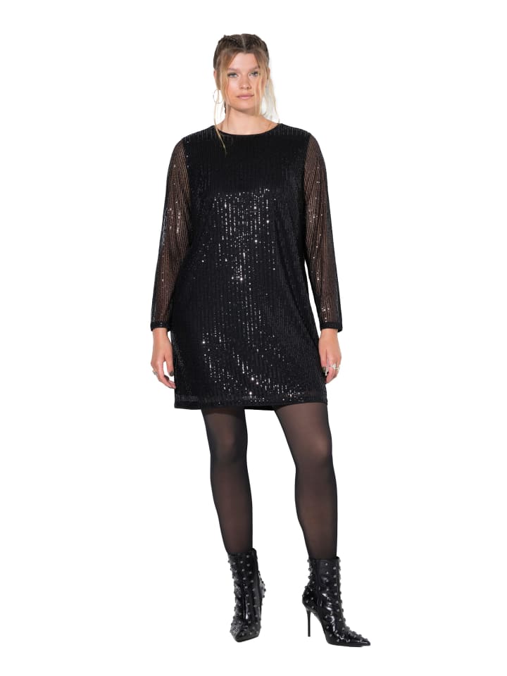 Midikleid in schwarz