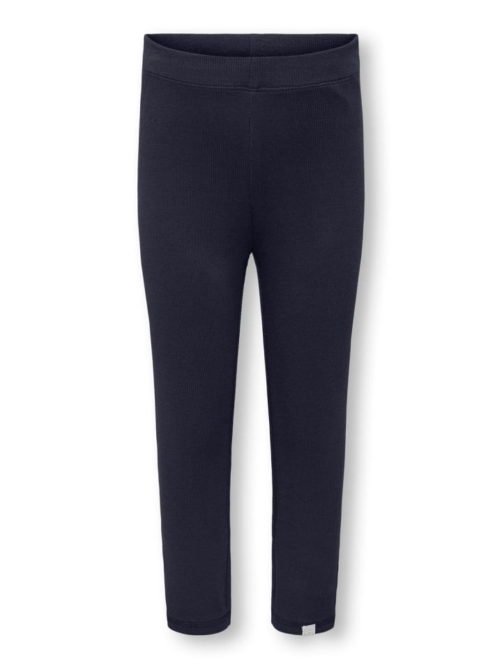 Rippstrick-Leggings Kmgtrinny Mini in night sky