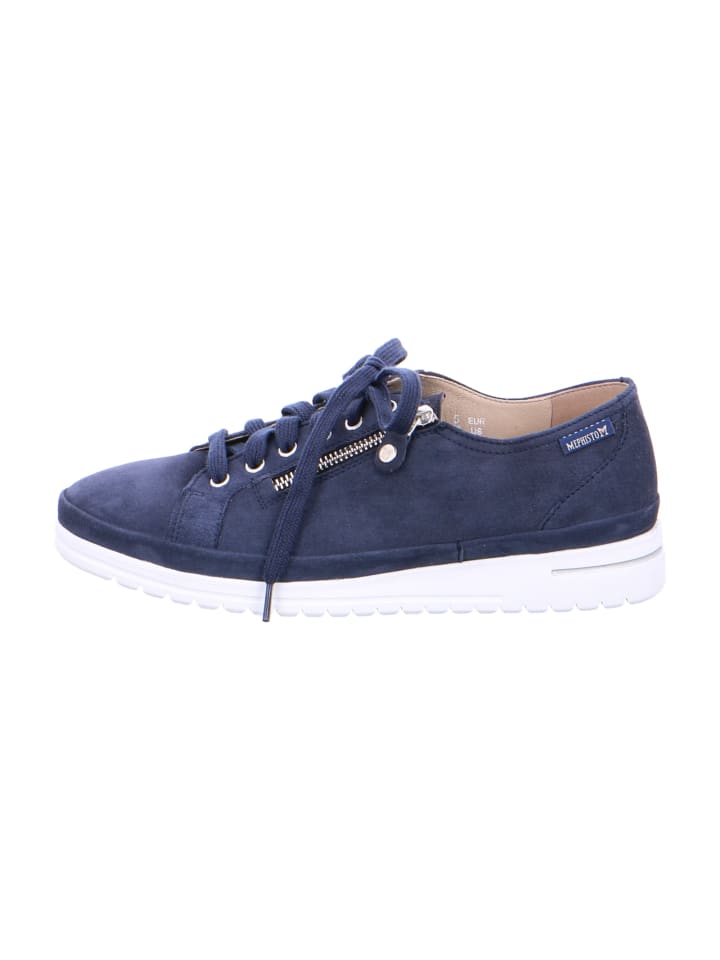 Sportliche Schnürschuhe in Blau