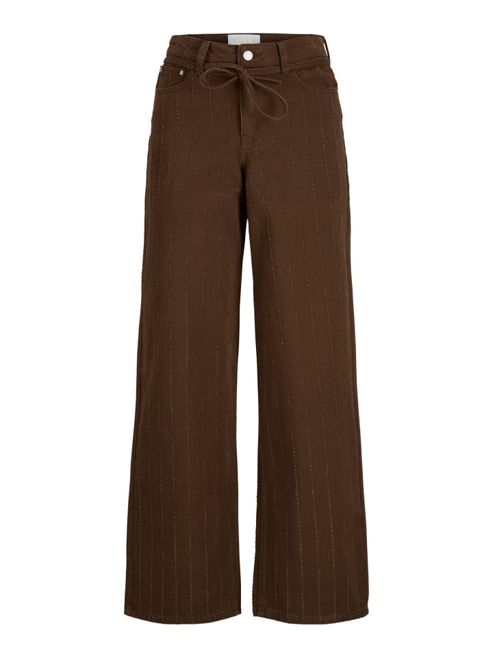 Hosen mit weitem Bein in Demitasse