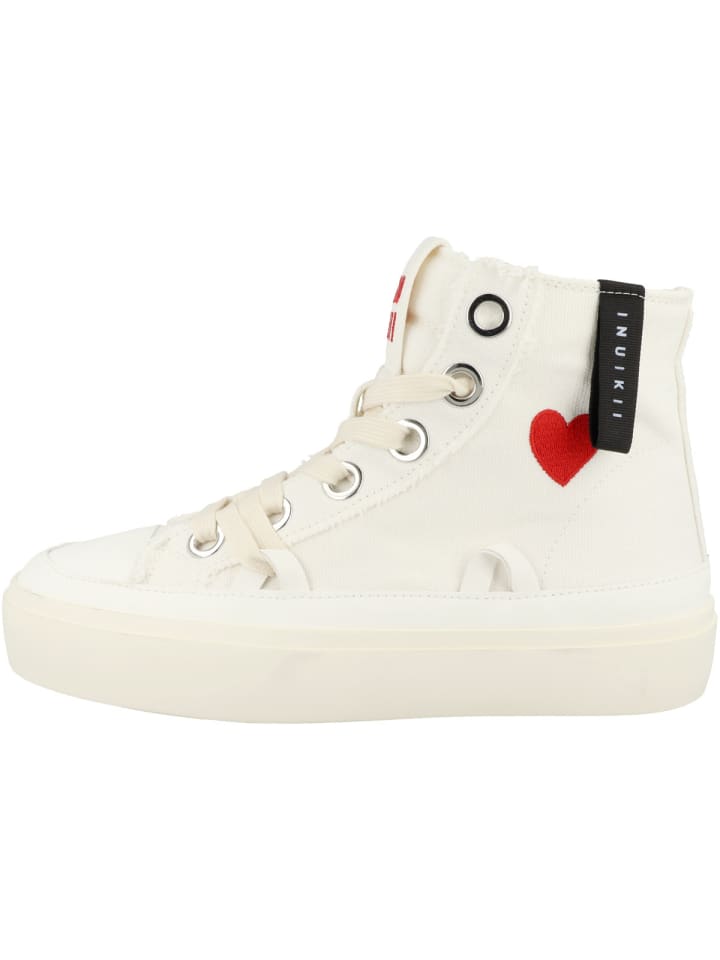 Sneaker low Matilda High Top Distressed in creme