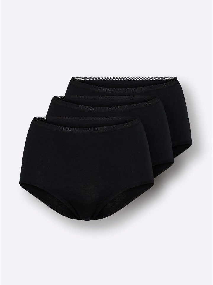 Taillenslip in schwarz