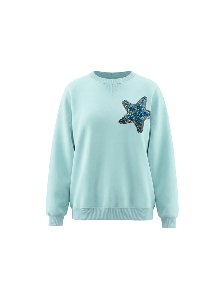 Women Sweatshirt in Aqua