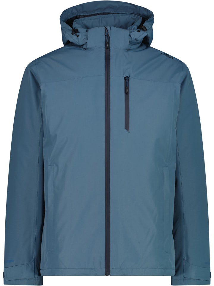 Jacke in blau/grau