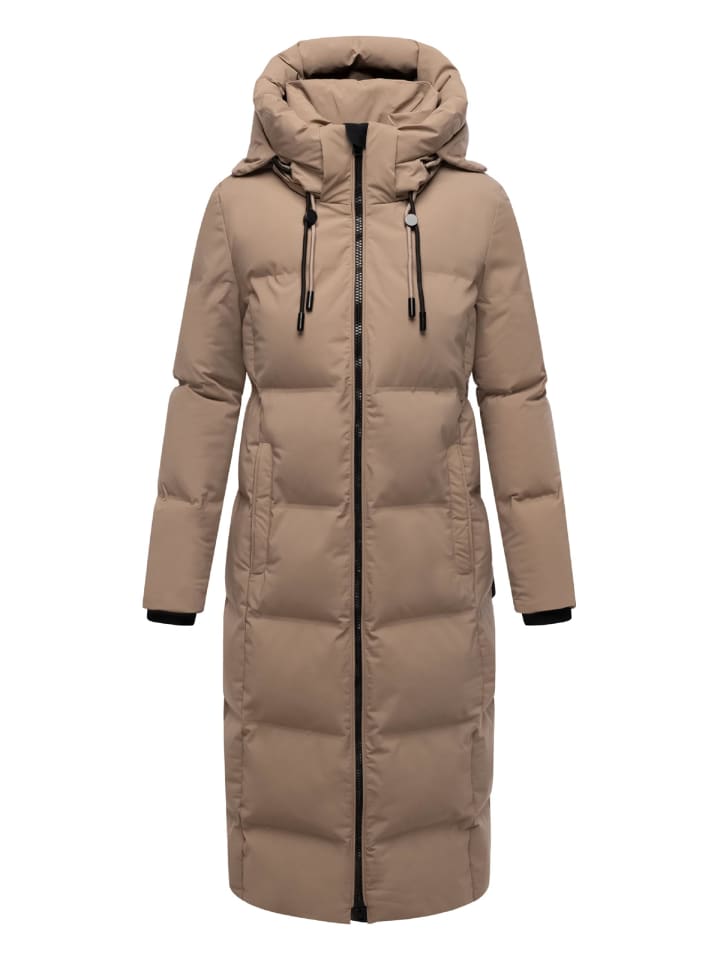Steppmantel Tikoraa 16 in Taupe Grey