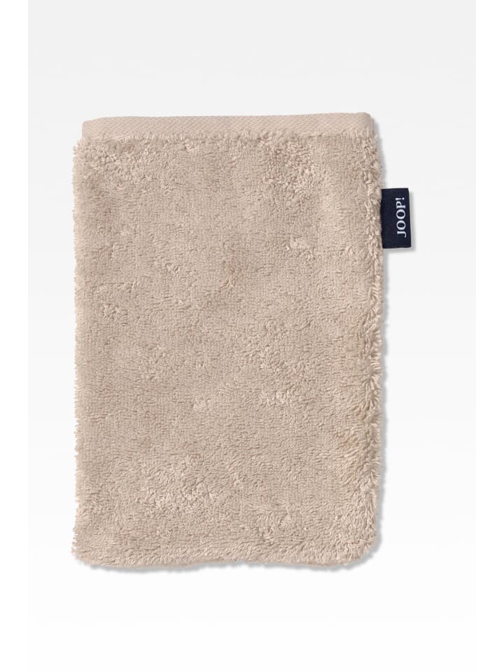 JOOP! CLASSIC DOUBLEFACE Waschhandschuh 3er-Set 16x22 cm, Sand