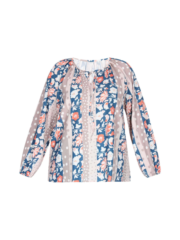 Women Plus Size Blouse in MULTICOLOR