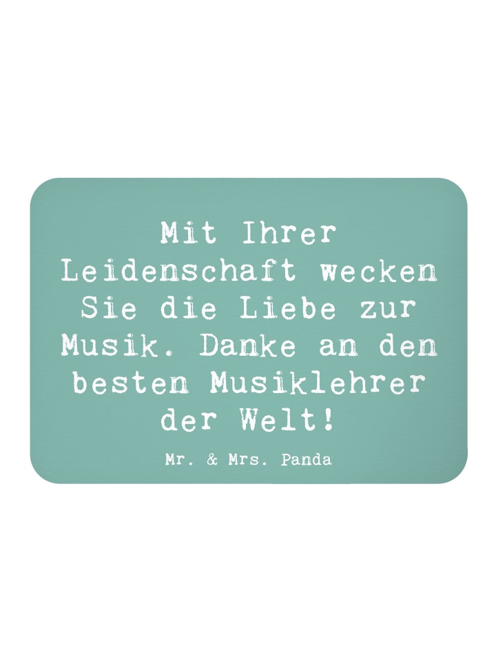 Magnet Spruch Musiklehrer Liebe mit Spruch in Meeresbrise