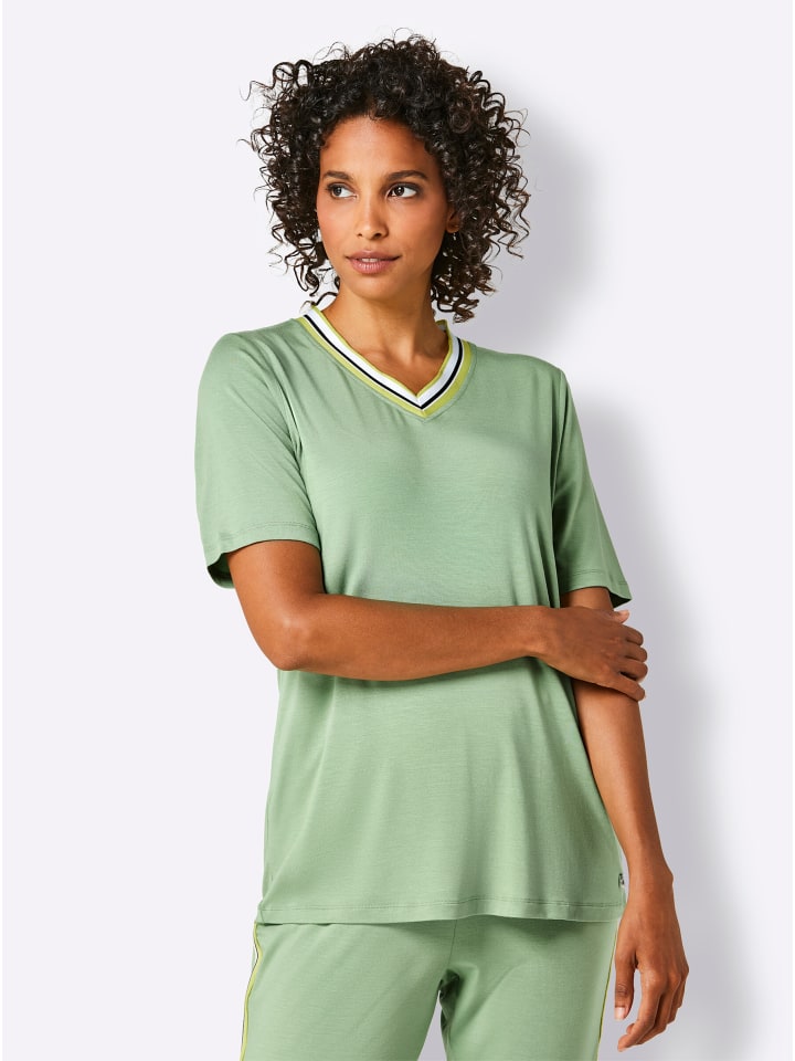 Modal-Shirt in eucalyptus