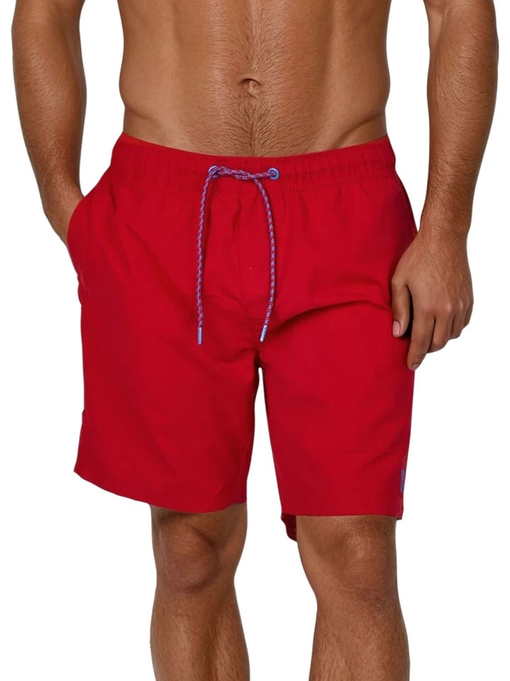 Short RIVDavid comfort/relaxed in Rot