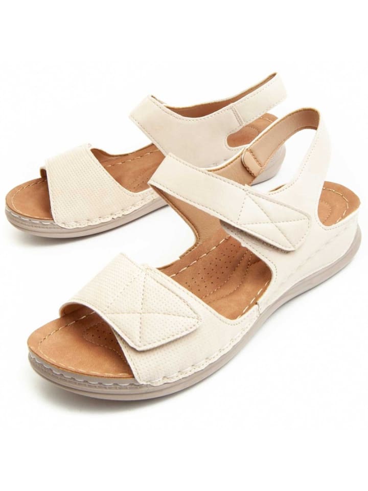 Sandalen Colina Keilsandalen in Beige