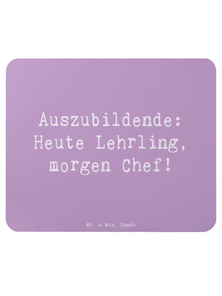 Maus-Pad Spruch Auszubildende Chef mit Spruch in Lavendeltraum