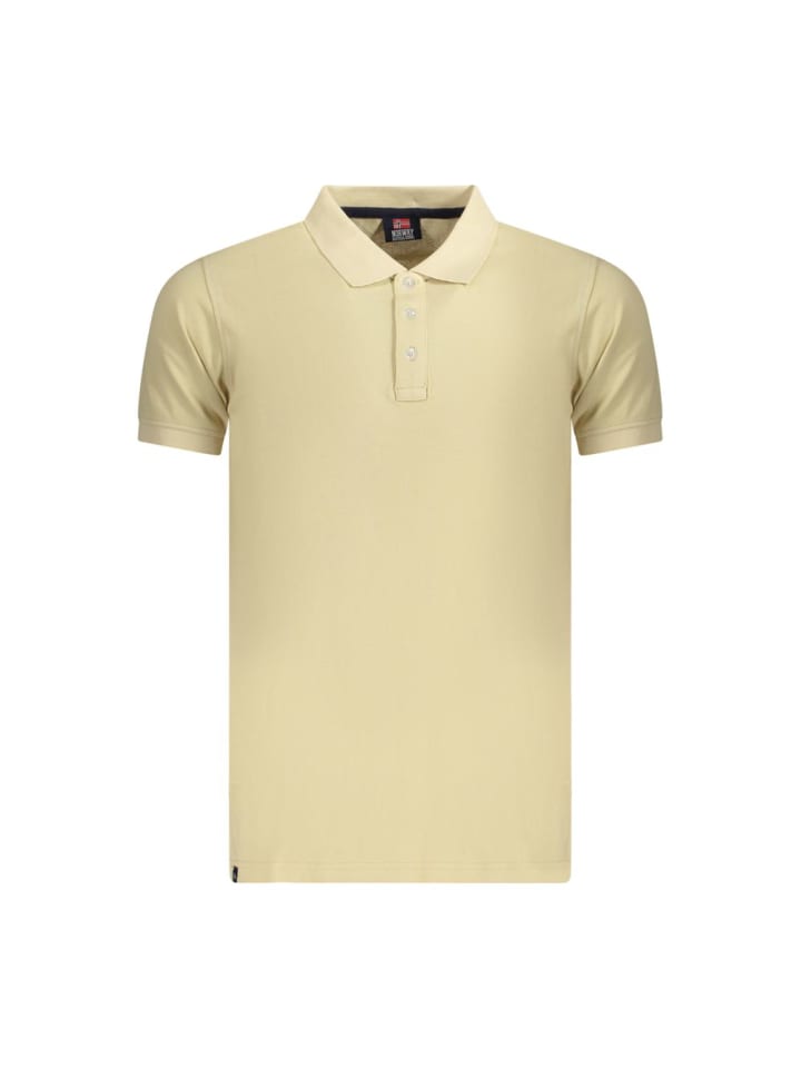 Beige Baumwolle Herren Polo