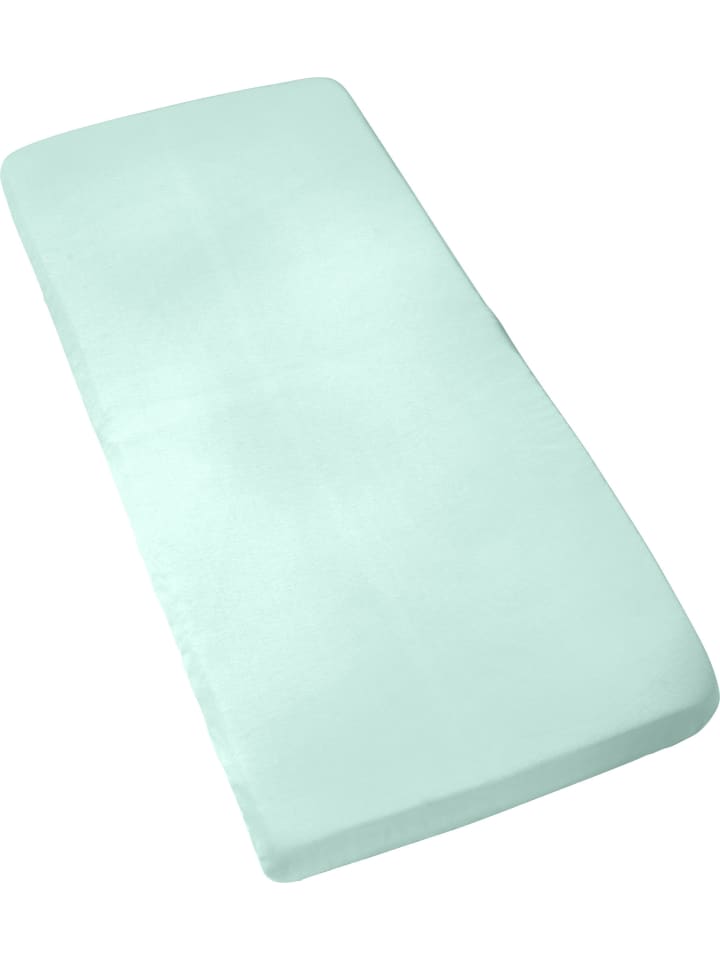 Single-Jersey Kinder-Spannbettlaken Murnau in mint