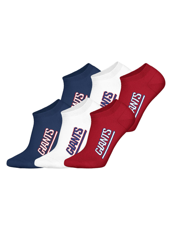 Freizeitsocken NY Giants Sneaker in DBL/WHT/RED