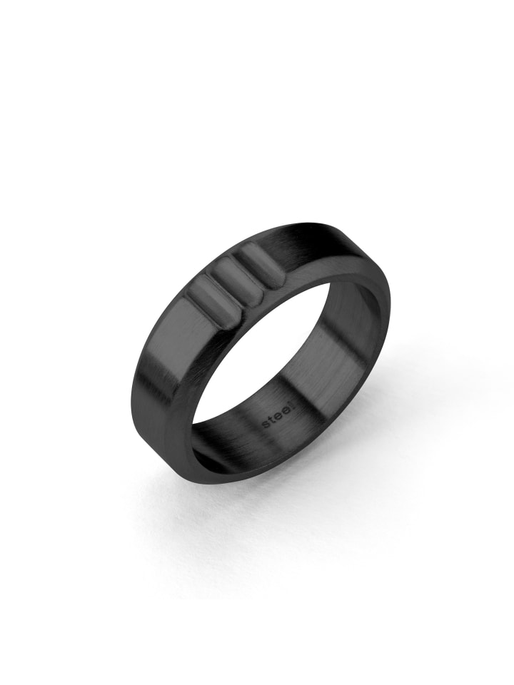 Ring Modern Masculinity in schwarz