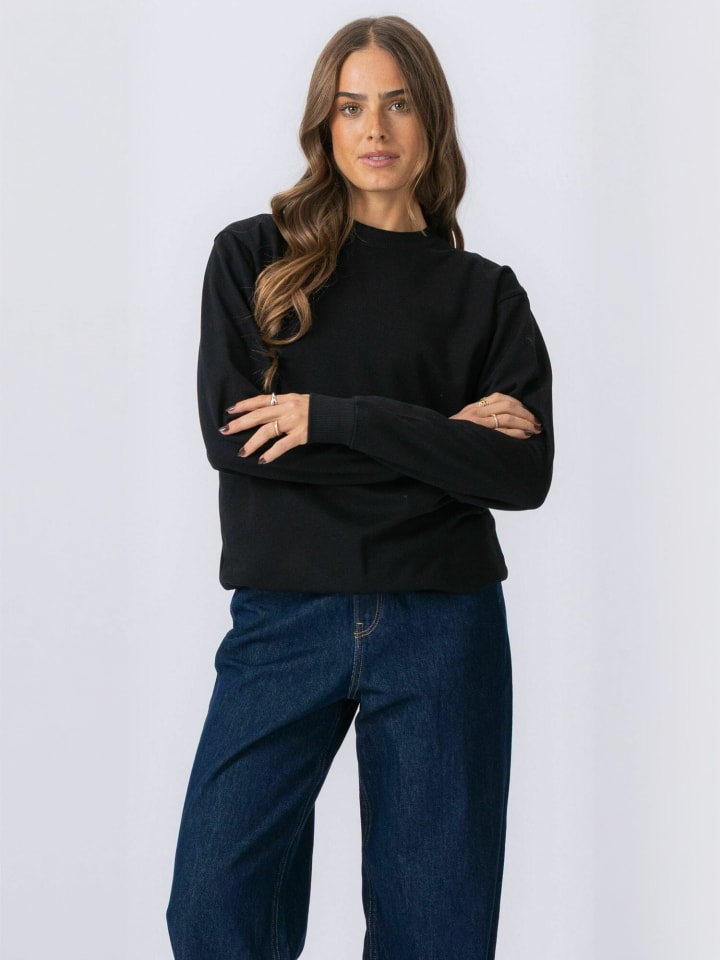 Pullover Crewneck in Black