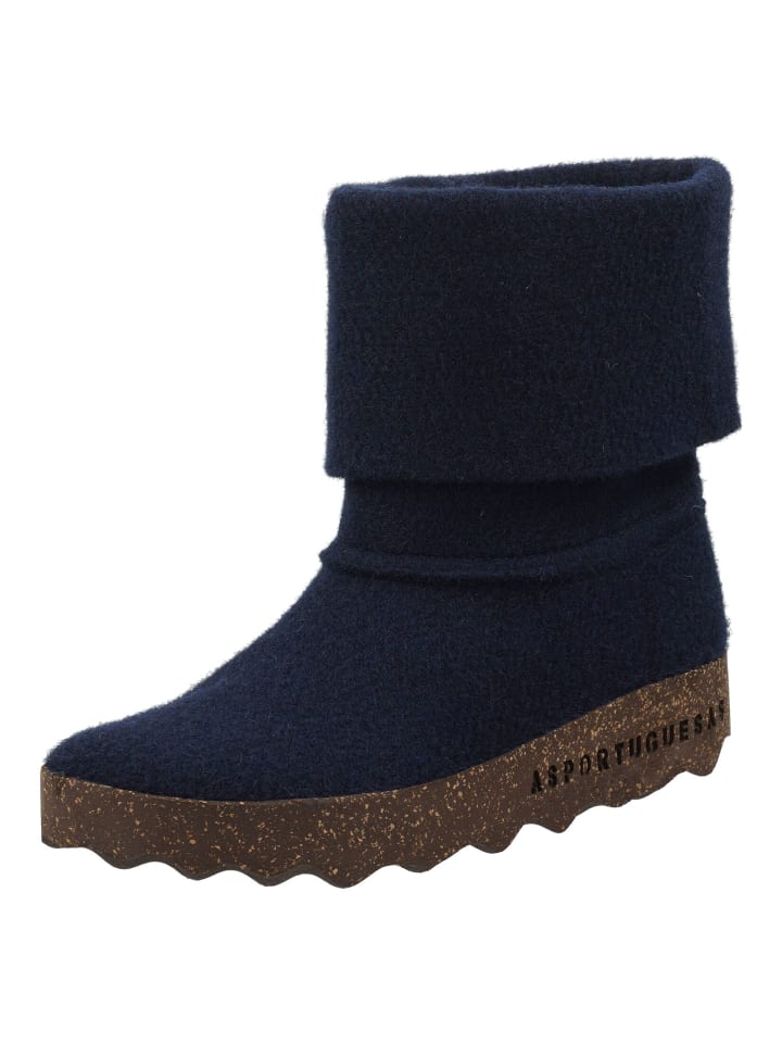 Stiefelette Dunkelblau