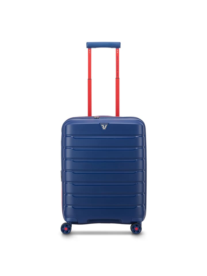 B-Flying Move 4 Rollen Kabinentrolley 55 cm mit Dehnfalte ultramarine blue