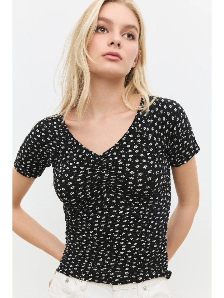 Shirt in Schwarz
