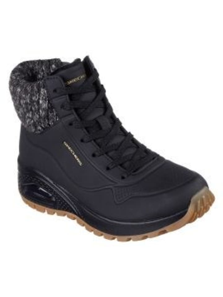 Winterstiefel in schwarz