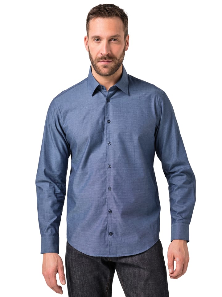 Hemd in denimblau