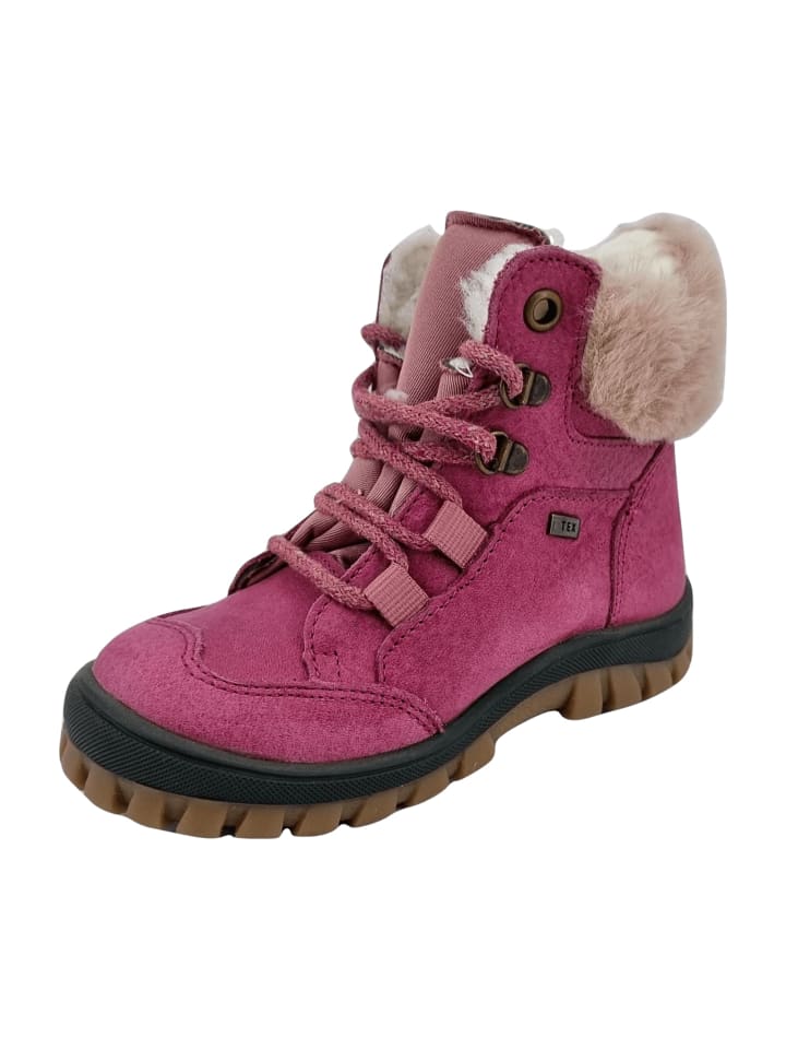 Schnürstiefel in Pink