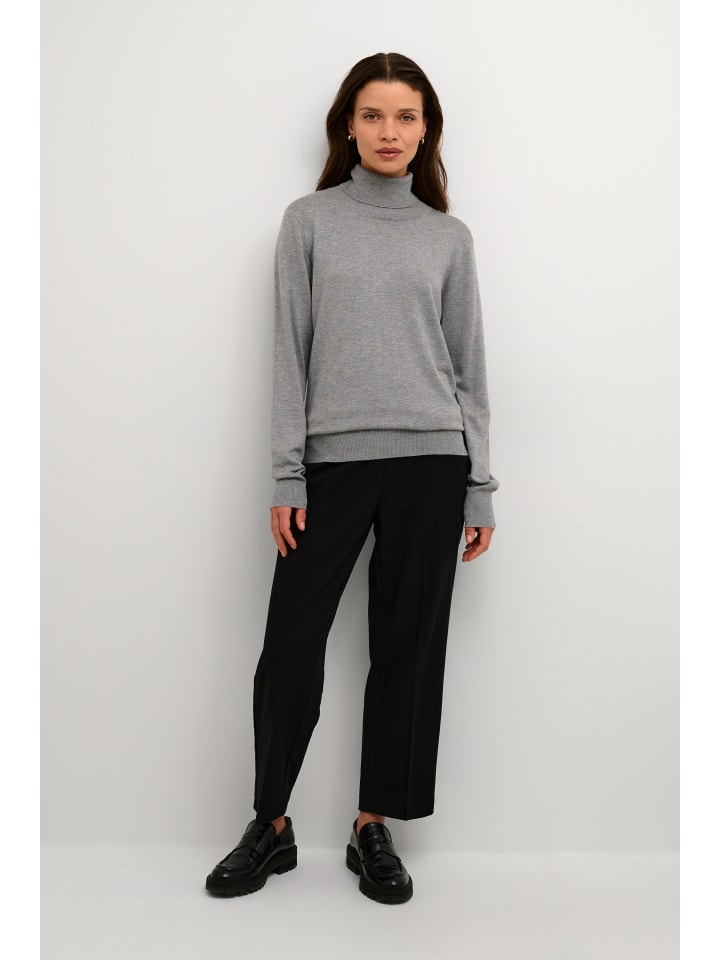 Rollkragen Astrid Slim fit in Grey Melange