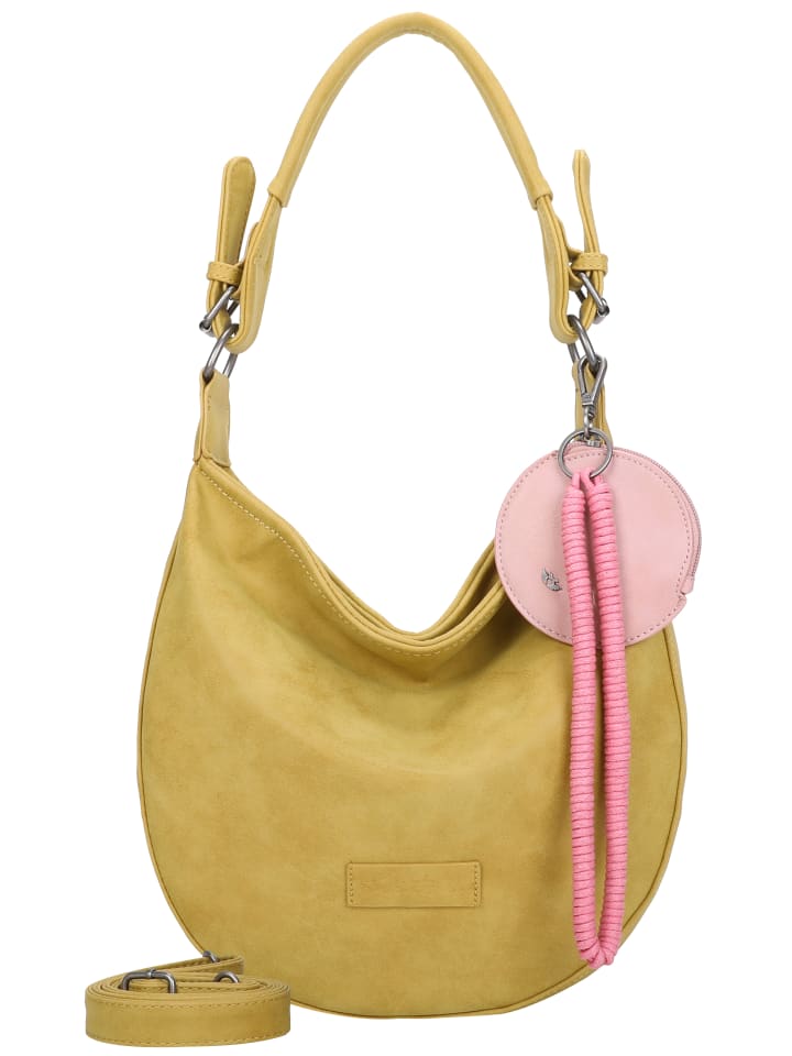 Schultertasche Fritzi Hobo in Light Curry