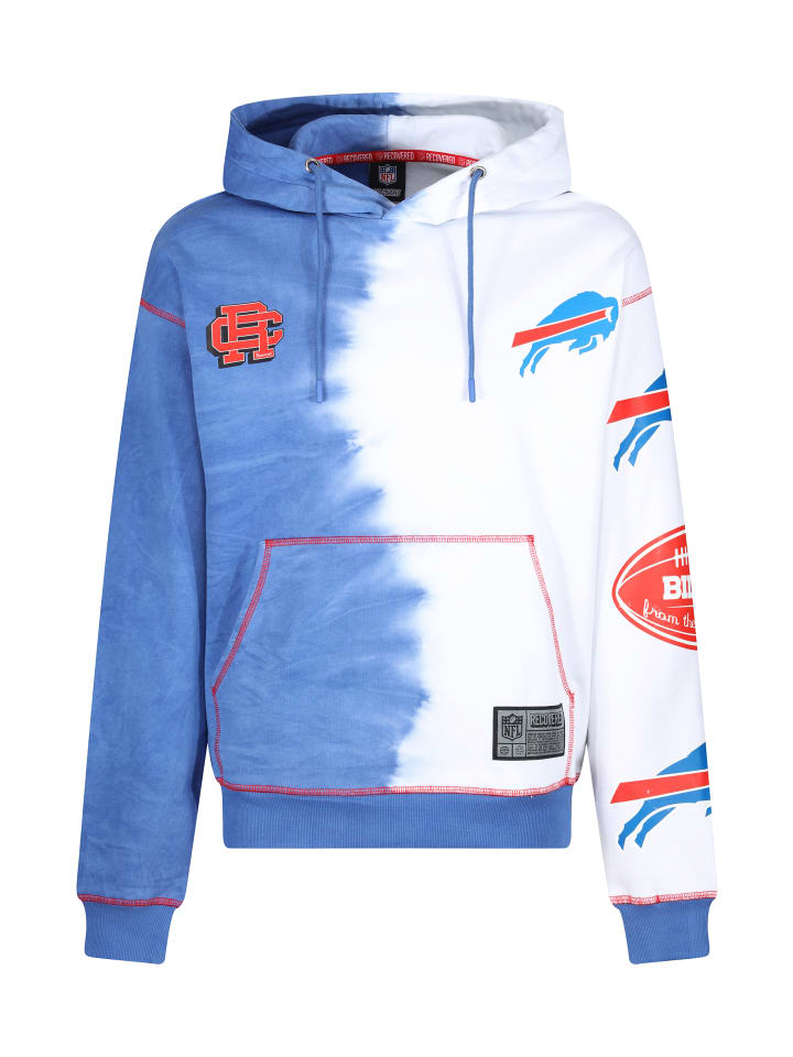 Hoodie NFL Bills Ink Dye Effect On in Navy