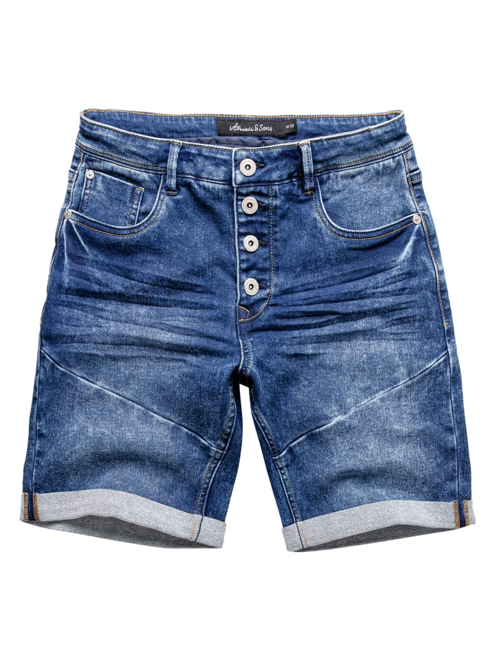 Jeansshorts NILES in Dunkelblau