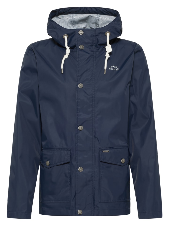 Herren Regenjacke in Marine