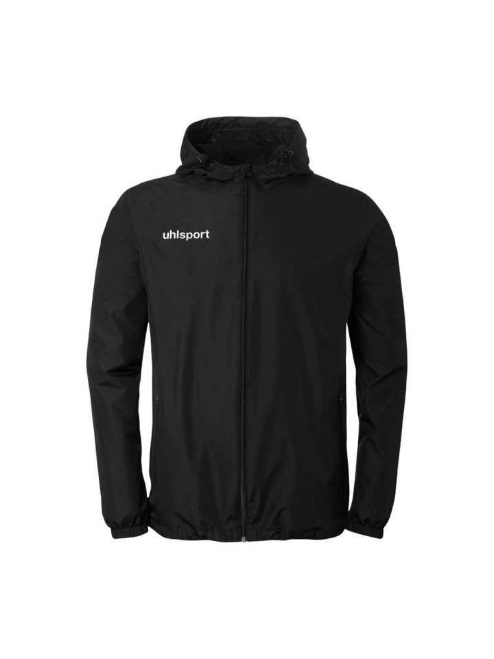 Regenjacke "Essential Regenjacke" in Schwarz
