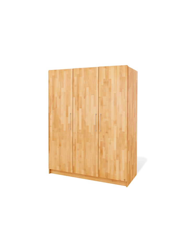 Kleiderschrank Natura groß, 141 x 63 x 182 cm