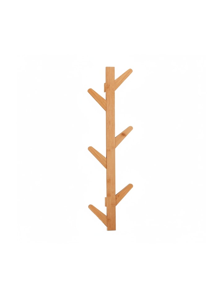 Wandgarderobe in Natur - (B)22 x (H)78 x (T)7 cm