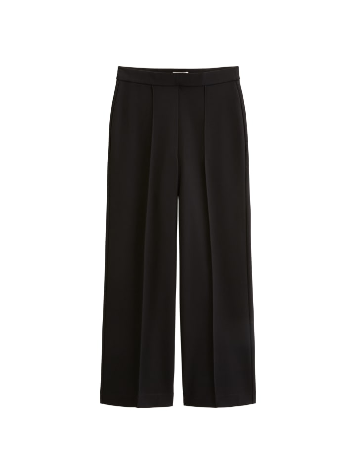 Pull-on-Jerseypants wide in Schwarz