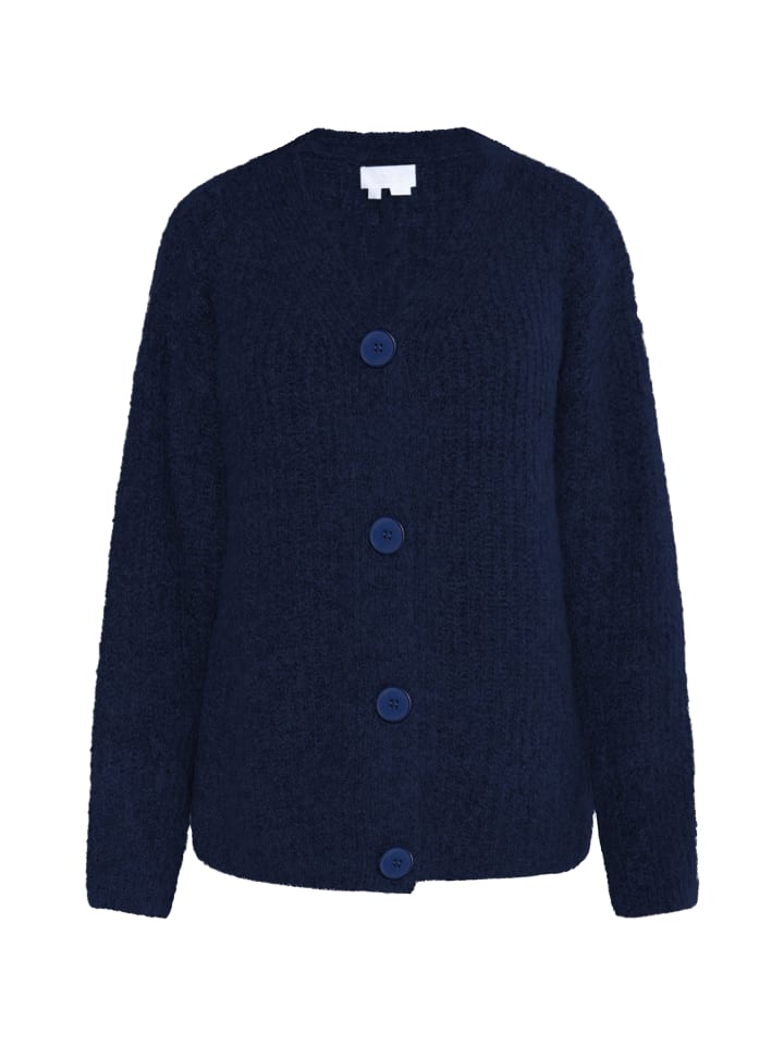 Damen Strick Cardigan in Marine