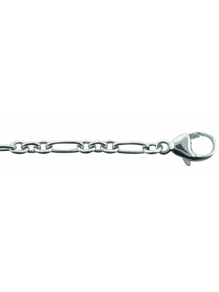 Damen 925 Silber Fantasie Armband 19 cm Ø 3,2 mm in silber