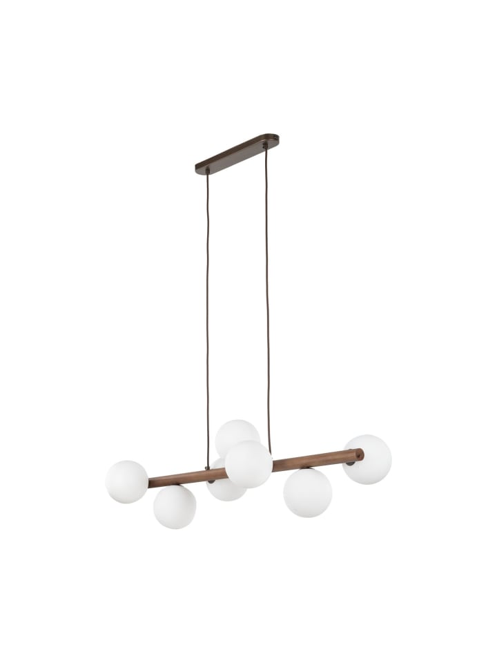 Pendelleuchte (B)28 x (L)90 x (T)125 cm in Braun Weiß