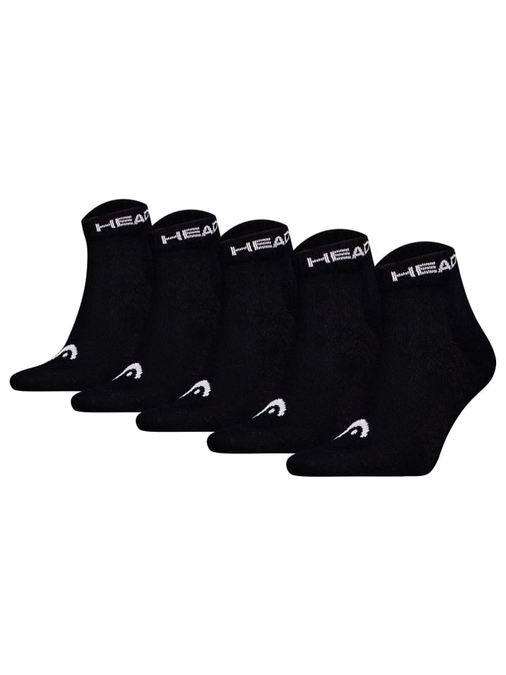 Socken 5er Pack in Schwarz