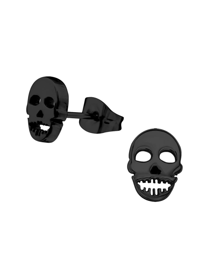 Ohrstecker in Schwarz