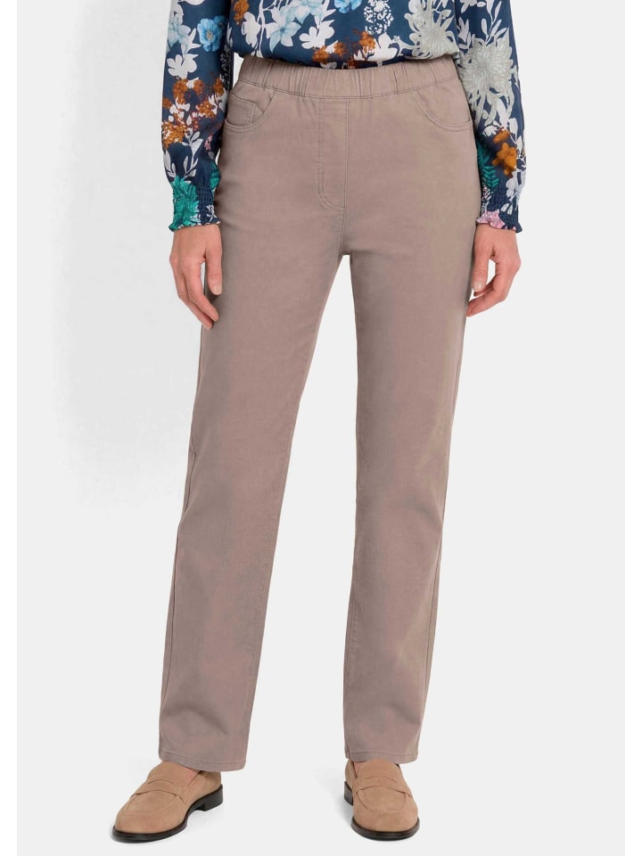Bequeme Jeanshose VERA in taupe