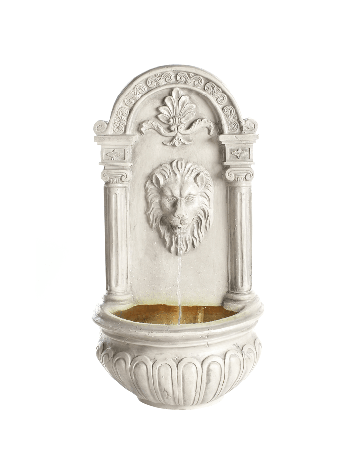 Gartenbrunnen MARMORE in Beige - (W) 40 x (H) 75 x (L) 40 cm