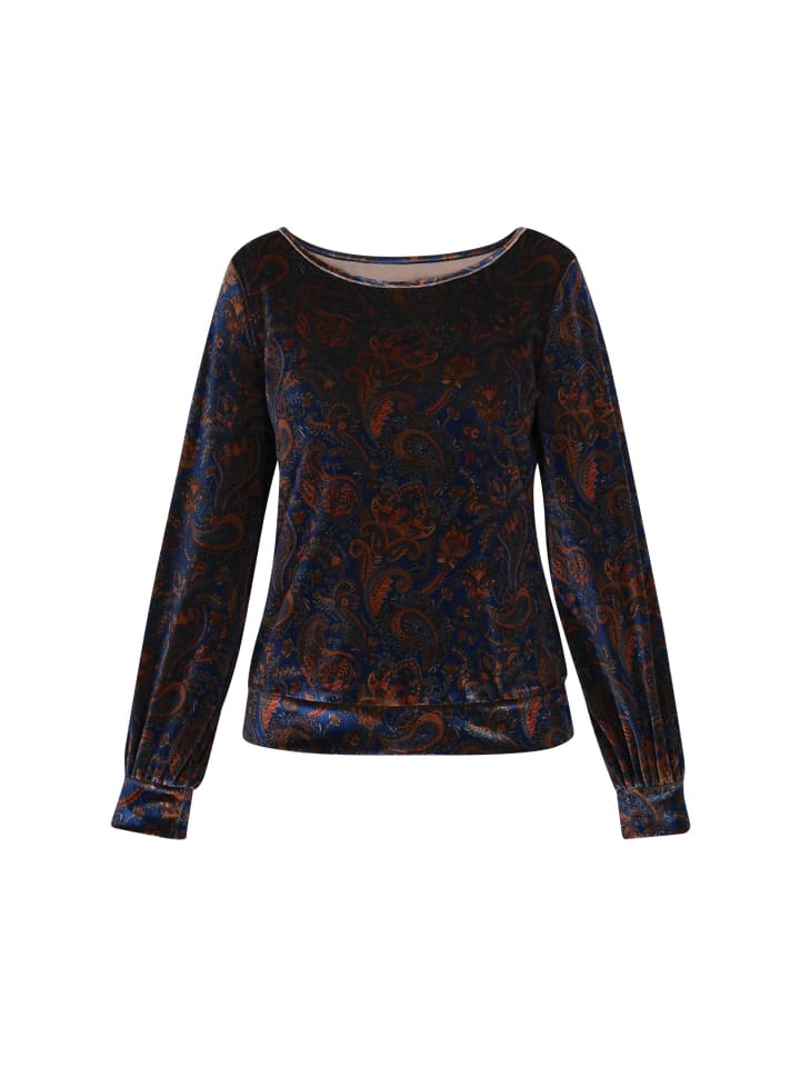 Women Blouse in Blue Multicolor