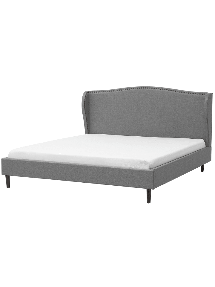 2-tlg Doppelbett COLMAR in Grau/Braun
