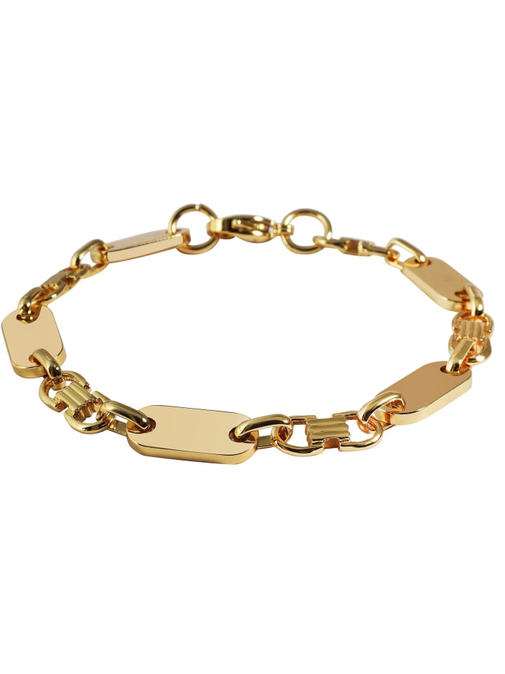 Unisex Armband aus Edelstahl 21 cm in gold