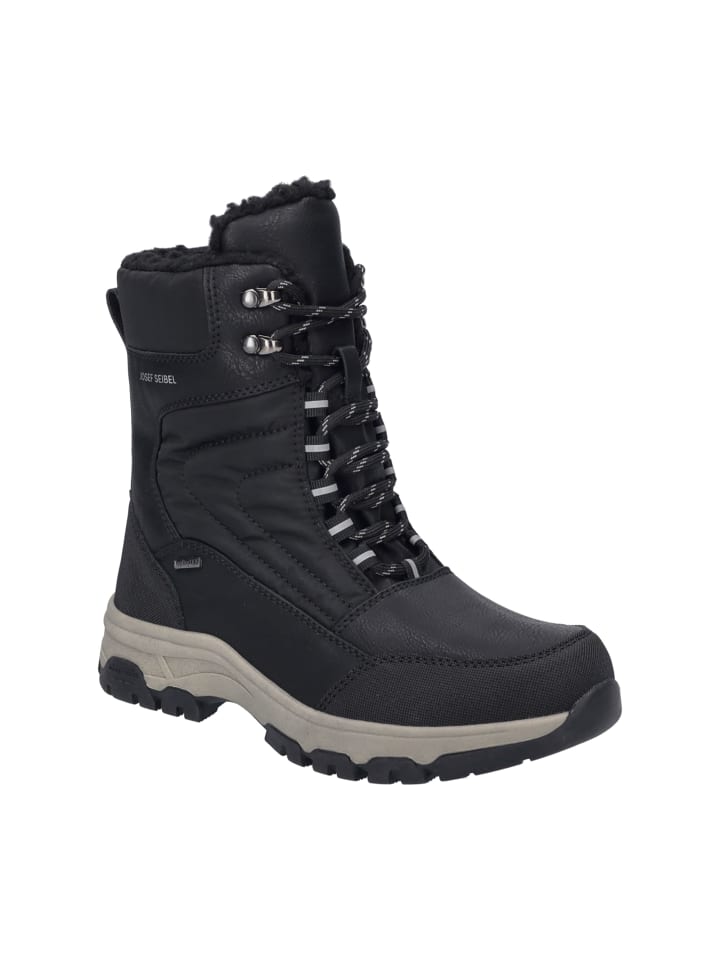 Komfort Stiefel in Schwarz